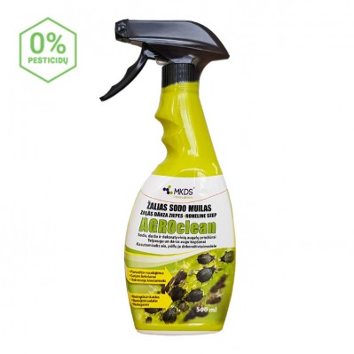 Žalias sodo muilas AGROclean purškiamas, 500 ml